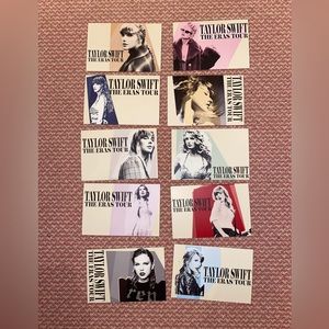 Taylor Swift Eras tour VIP box postcards